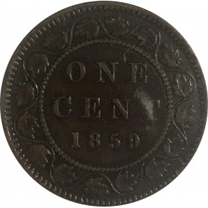 Canada 1859 DP N9#1 1 Cent