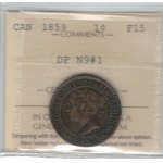 Canada 1859 DP N9#1 1 Cent