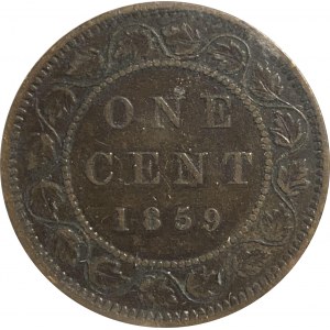 Canada 1859 DP N9#5 1 Cent