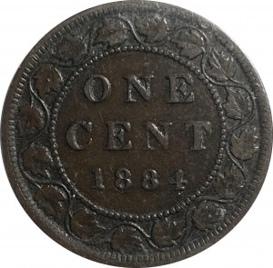 Canada 1884 1 Cent Obverse 1