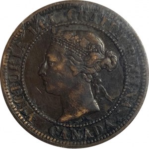 Canada 1891 LL SD 1 Cent Obverse 2