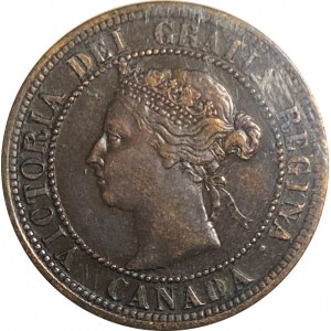 Canada 1891 SL SD 1 Cent Obverse 2