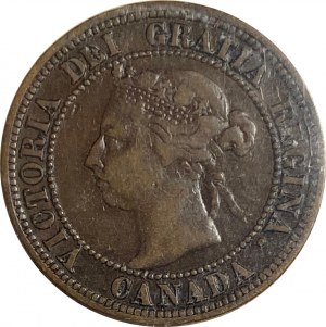 Canada 1891 LL SD 1 Cent Obverse 3