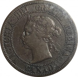 Canada 1891 SL SD 1 Cent Obverse 3