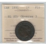 Canada 1891 SL SD 1 Cent Obverse 3