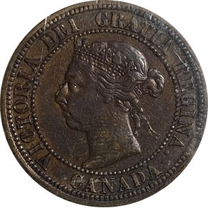 Canada 1891 SL SD 1 Cent Obverse 3