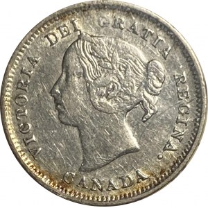 Canada 1887 Silver 5 Cent