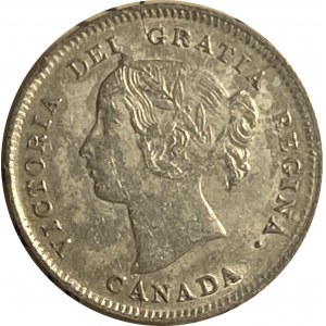 Canada 1894 Silver 5 Cent