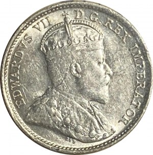 Canada 1903H Silver 5 Cent Small H
