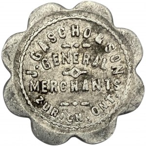 Canada Zurich Ontario 10 Cent J. Gascho & Son Merchant Token 1192-B-D
