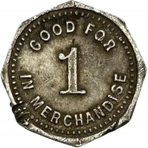 Canada Listowel Ontario 1 Cent Walter Bros. Merchant Token 580-C-F RARE