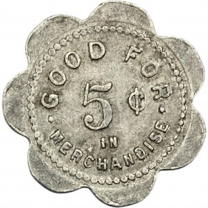Canada Stirling Ontario 5 Cent G.H. Luery Merchant Token 956-A-E