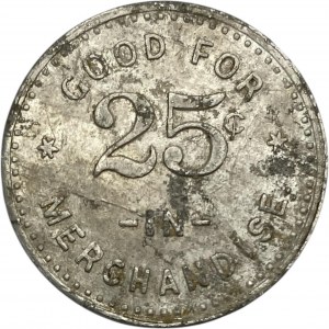 Canada Huntsville Ontario 25 Cent Hanna & Hutcheson Bros. Merchant Token 508-B-C