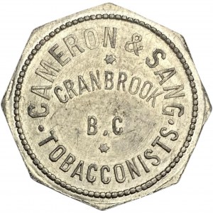 Canada Cranbrook BC 25 Cent Cameron & Sang Merchant Token