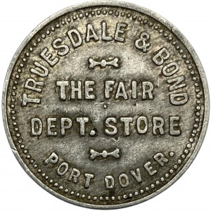 Canada Port Dover Ontario 25 Cent Trusedale & Bond Merchant Token 808-D-C