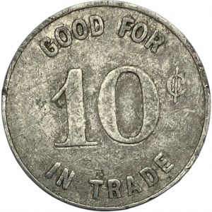 JLV The Christmas Tree 10 Cent Merchant Token