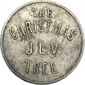JLV The Christmas Tree 10 Cent Merchant Token