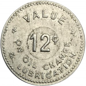 Canada Hamilton Ontario Shorer's Service Station 12 Cent Merchant Token 464-AM-O