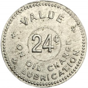 Canada Hamilton Ontario Shorer's Service Station 24 Cent Merchant Token 464-AM-K