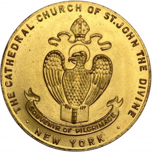 United States New York NY Church of St. John the Divine Medallion