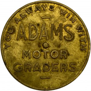 Canada Paris Ontario Adams Motor Graders Medallion