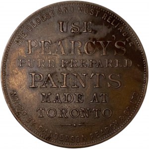 Canada Toronto Ontario Pearcy's Paints Medallion
