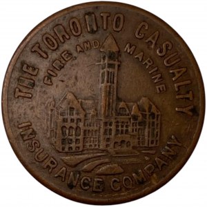 Canada Toronto Ontario Casualty Insurance Co. Medallion