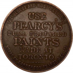 Canada Toronto Ontario Pearcy's Paints Medallion