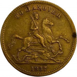 Great Britain 1837 To Hanover Medallion Queen Victoria