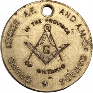 Canada Ontario Masonic Medallion