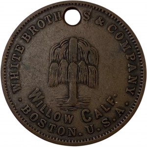 United States Boston MA Willow Calf White Bros. & Co. Medallion
