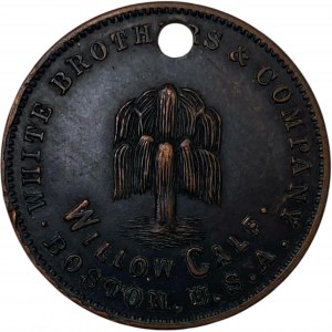 United States Boston MA Willow Calf White Bros. & Co. Medallion