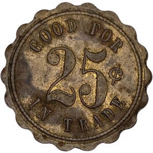 United States Omaha NE 25 Cent Patach's Merchant Token