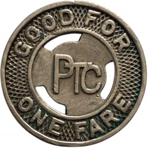 United States Philadelphia PA One Fare Transit Token