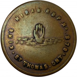 Canada St. Thomas Ontario Knights of Ireland Chapter 278 Masonic Token