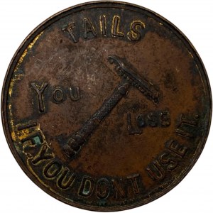 Gillette Heads or Tails Medallion