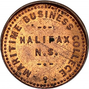 Canada Halifax Nova Scotia 1 Cent Maritime Business College Token