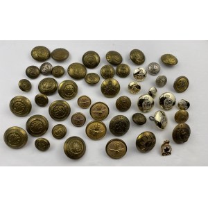 Misc Button Lot Mostly Canadian