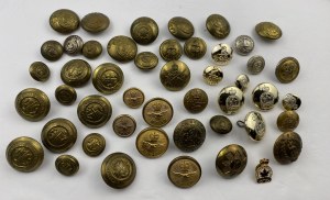 Misc Button Lot Mostly Canadian