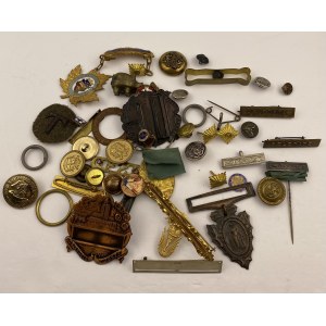 Lot of Pins, Medals, Button Etc.