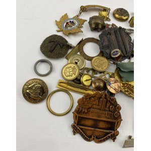 Lot of Pins, Medals, Button Etc.