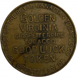 Canada Toronto Ontario Golden Virginia Good Luck Token