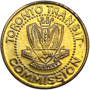 Canada Toronto Ontario Scarborough Transit Commission Medallion