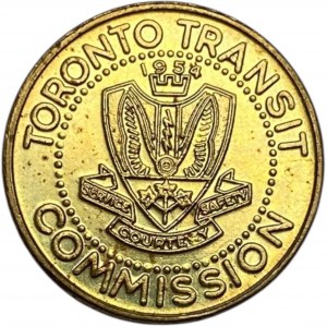 Canada Toronto Ontario Etobicoke Transit Commission Medallion