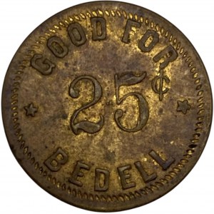 Bedell 25 Cent Merchant Token