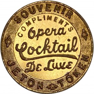 Opera Cocktail Deluxe Jeton Token