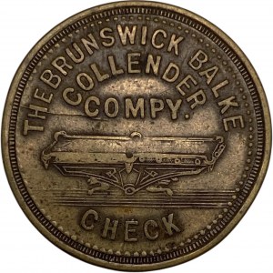 United States New York Tonawanda 5 Cent The Brunswick Collender Co. Check Wm. Rech Merchant Token