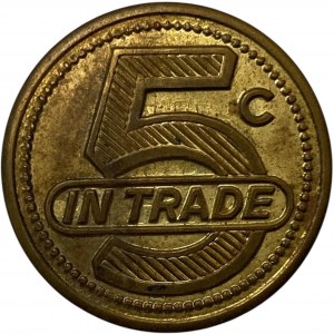 Shirk's Service Station 5 Cent in Trade Token