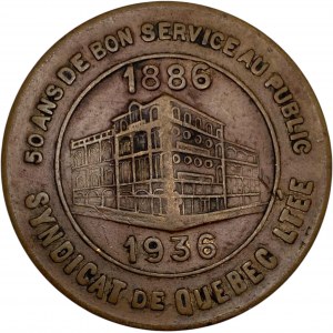 Canada Quebec 1936 Golden Jubilee Ad Token