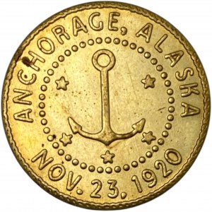 United States Anchorage AK Parking Meter Token